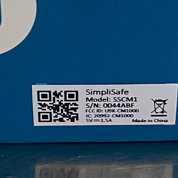 SimpliSafe SSCM1 Security Camera - Picture 2 of 3